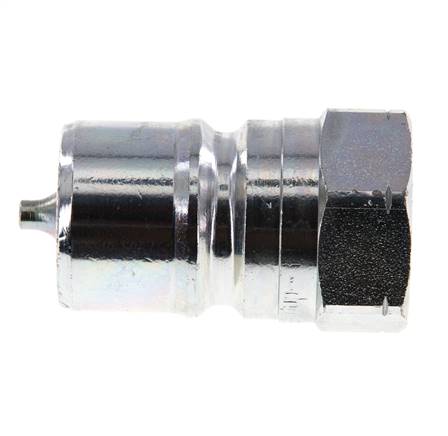 Steel DN 20 Hydraulic Coupling Plug 3/4 inch Female NPT Threads ISO 7241-1 B D 31.4mm