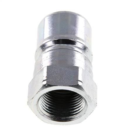 Steel DN 20 Hydraulic Coupling Plug 3/4 inch Female NPT Threads ISO 7241-1 B D 31.4mm