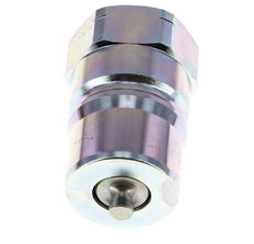 Steel DN 50 Hydraulic Coupling Plug 2 inch Female NPT Threads ISO 7241-1 B D 63.2mm