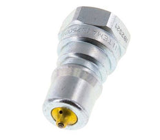 Steel DN 6.3 Hydraulic Coupling Plug G 1/4 inch Female Threads Pressure Eliminator ISO 7241-1 B D 14.2mm