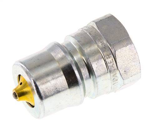 Steel DN 12.5 Hydraulic Coupling Plug G 1/2 inch Female Threads Pressure Eliminator ISO 7241-1 B D 23.5mm