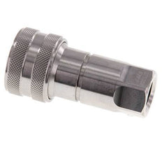Stainless Steel DN 6.3 Hydraulic Coupling Socket G 1/4 inch Female Threads ISO 7241-1 B D 14.2mm