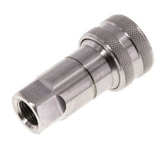 Stainless Steel DN 6.3 Hydraulic Coupling Socket G 1/4 inch Female Threads ISO 7241-1 B D 14.2mm