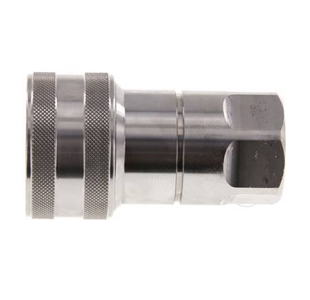 Stainless Steel DN 12.5 Hydraulic Coupling Socket G 1/2 inch Female Threads ISO 7241-1 B D 23.5mm