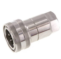 Stainless Steel DN 20 Hydraulic Coupling Socket G 3/4 inch Female Threads ISO 7241-1 B D 31.4mm