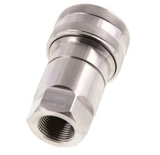 Stainless Steel DN 20 Hydraulic Coupling Socket G 3/4 inch Female Threads ISO 7241-1 B D 31.4mm
