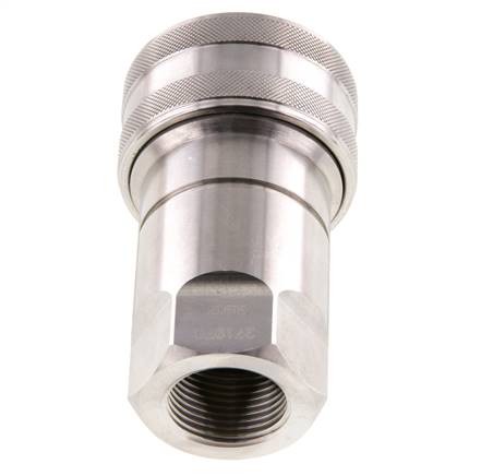 Stainless Steel DN 20 Hydraulic Coupling Socket G 3/4 inch Female Threads ISO 7241-1 B D 31.4mm