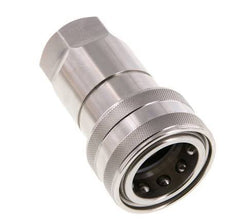 Stainless Steel DN 20 Hydraulic Coupling Socket G 3/4 inch Female Threads ISO 7241-1 B D 31.4mm