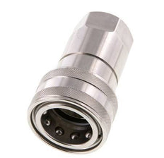 Stainless Steel DN 20 Hydraulic Coupling Socket G 3/4 inch Female Threads ISO 7241-1 B D 31.4mm