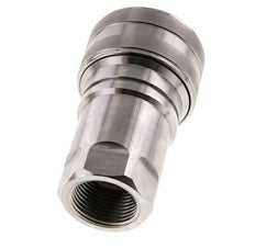 Stainless Steel DN 50 Hydraulic Coupling Socket G 2 inch Female Threads ISO 7241-1 B D 63.2mm