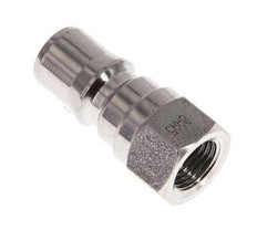 Stainless Steel DN 5 Hydraulic Coupling Plug G 1/8 inch Female Threads ISO 7241-1 B D 10.9mm
