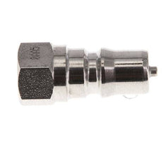 Stainless Steel DN 5 Hydraulic Coupling Plug G 1/8 inch Female Threads ISO 7241-1 B D 10.9mm