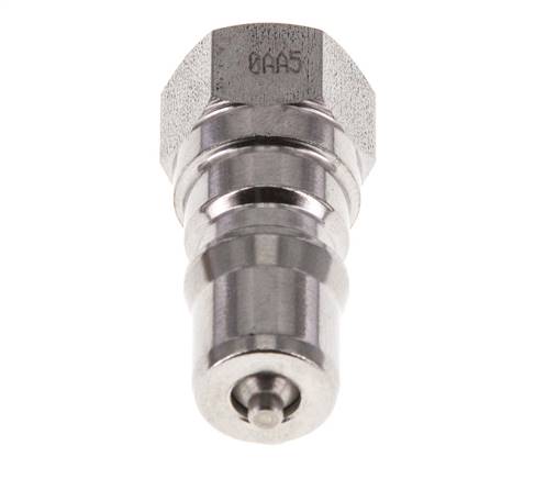Stainless Steel DN 5 Hydraulic Coupling Plug G 1/8 inch Female Threads ISO 7241-1 B D 10.9mm