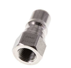 Stainless Steel DN 6.3 Hydraulic Coupling Plug G 1/4 inch Female Threads ISO 7241-1 B D 14.2mm