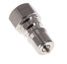 Stainless Steel DN 6.3 Hydraulic Coupling Plug G 1/4 inch Female Threads ISO 7241-1 B D 14.2mm