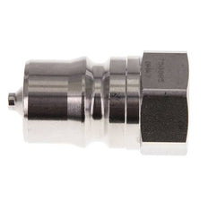 Stainless Steel DN 12.5 Hydraulic Coupling Plug G 1/2 inch Female Threads ISO 7241-1 B D 23.5mm