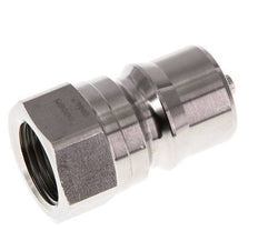 Stainless Steel DN 12.5 Hydraulic Coupling Plug G 1/2 inch Female Threads ISO 7241-1 B D 23.5mm