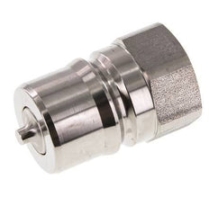 Stainless Steel DN 25 Hydraulic Coupling Plug G 1 inch Female Threads ISO 7241-1 B D 37.8mm