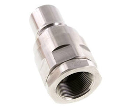 Stainless Steel DN 40 Hydraulic Coupling Plug G 1 1/2 inch Female Threads ISO 7241-1 B D 44.5mm