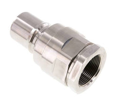 Stainless Steel DN 40 Hydraulic Coupling Plug G 1 1/2 inch Female Threads ISO 7241-1 B D 44.5mm