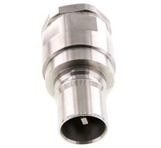 Stainless Steel DN 40 Hydraulic Coupling Plug G 1 1/2 inch Female Threads ISO 7241-1 B D 44.5mm