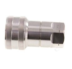 Stainless Steel DN 12.5 Hydraulic Coupling Socket 1/2 inch Female NPT Threads ISO 7241-1 B D 23.5mm