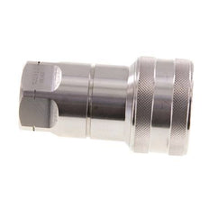 Stainless Steel DN 12.5 Hydraulic Coupling Socket 1/2 inch Female NPT Threads ISO 7241-1 B D 23.5mm