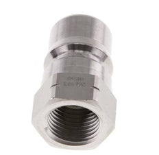 Stainless Steel DN 12.5 Hydraulic Coupling Plug 1/2 inch Female NPT Threads ISO 7241-1 B D 23.5mm