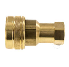 Brass DN 12.5 Hydraulic Coupling Socket G 1/2 inch Female Threads ISO 7241-1 B D 23.5mm