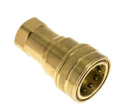 Brass DN 50 Hydraulic Coupling Socket 2 inch Female NPT Threads ISO 7241-1 B D 63.2mm
