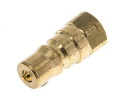 Brass DN 5 Hydraulic Coupling Plug 1/8 inch Female NPT Threads ISO 7241-1 B D 10.9mm