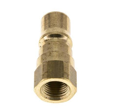 Brass DN 5 Hydraulic Coupling Plug 1/8 inch Female NPT Threads ISO 7241-1 B D 10.9mm
