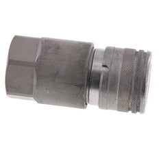 Steel DN 12.5 Flat Face Hydraulic Socket G 1/2 inch Female Threads ISO 16028 D 24.5mm