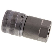 Steel DN 19 Flat Face Hydraulic Socket G 3/4 inch Female Threads ISO 16028 D 30mm