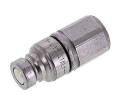 Steel DN 6.3 Flat Face Hydraulic Plug G 1/4 inch Female Threads ISO 16028 D 16.2mm