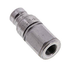 Steel DN 6.3 Flat Face Hydraulic Plug G 1/4 inch Female Threads ISO 16028 D 16.2mm