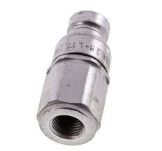 Steel DN 6.3 Flat Face Hydraulic Plug G 1/4 inch Female Threads ISO 16028 D 16.2mm