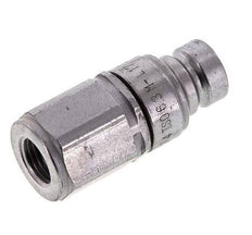 Steel DN 6.3 Flat Face Hydraulic Plug G 1/4 inch Female Threads ISO 16028 D 16.2mm