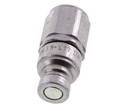 Steel DN 6.3 Flat Face Hydraulic Plug G 1/4 inch Female Threads ISO 16028 D 16.2mm