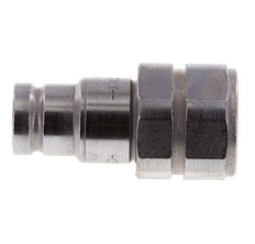 Steel DN 10 Flat Face Hydraulic Plug G 1/2 inch Female Threads ISO 16028 D 19.7mm