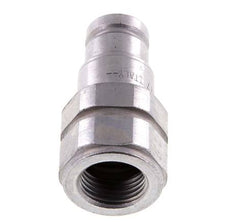 Steel DN 10 Flat Face Hydraulic Plug G 1/2 inch Female Threads ISO 16028 D 19.7mm