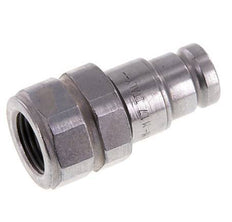 Steel DN 10 Flat Face Hydraulic Plug G 1/2 inch Female Threads ISO 16028 D 19.7mm