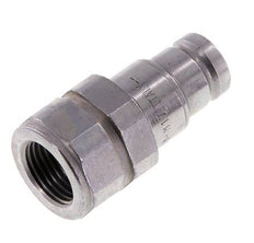 Steel DN 10 Flat Face Hydraulic Plug G 1/2 inch Female Threads ISO 16028 D 19.7mm
