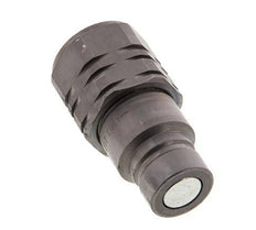 Steel DN 12.5 Flat Face Hydraulic Plug G 1/2 inch Female Threads ISO 16028 D 24.5mm