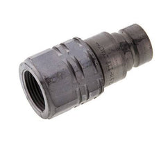 Steel DN 12.5 Flat Face Hydraulic Plug G 3/4 inch Female Threads ISO 16028 D 24.5mm