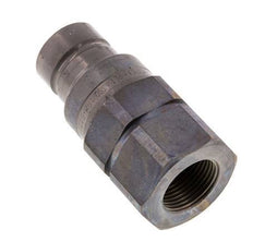Steel DN 19 Flat Face Hydraulic Plug G 3/4 inch Female Threads ISO 16028 D 30mm