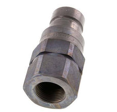 Steel DN 19 Flat Face Hydraulic Plug G 3/4 inch Female Threads ISO 16028 D 30mm
