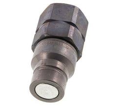 Steel DN 19 Flat Face Hydraulic Plug G 3/4 inch Female Threads ISO 16028 D 30mm
