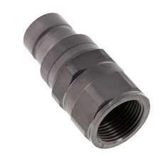 Steel DN 19 Flat Face Hydraulic Plug G 1 inch Female Threads ISO 16028 D 30mm