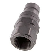 Steel DN 19 Flat Face Hydraulic Plug G 1 inch Female Threads ISO 16028 D 30mm